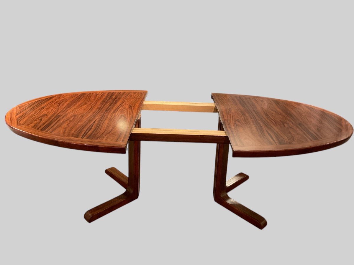 Large Scandinavian Dining, Conference Or Even Office Table Circa 1960/1970-photo-4